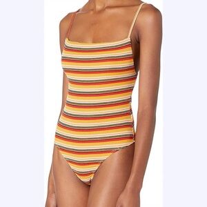 ASTR | Striped Bodysuit size small